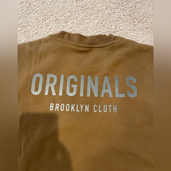 ORIGINALS Oversized Fleece Brown Crew Neck Sweatshirt - Picture 11 of 12